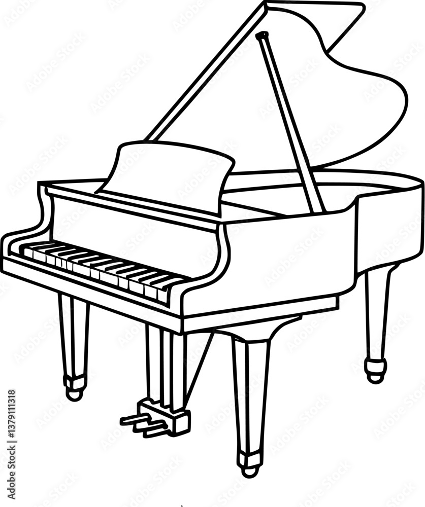 Fotografie grand piano