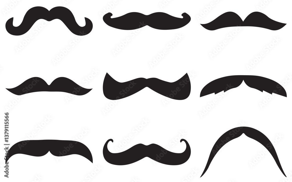 set of mustaches. set of mustache vector. set of mustache set of mustaches. set of mustache vector. set of mustache