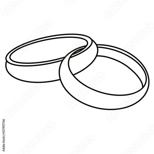 Wedding Line Art Pack wedding gold rings png 