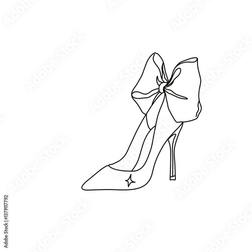 Wedding Line Art Pack heels feminine accessories png 