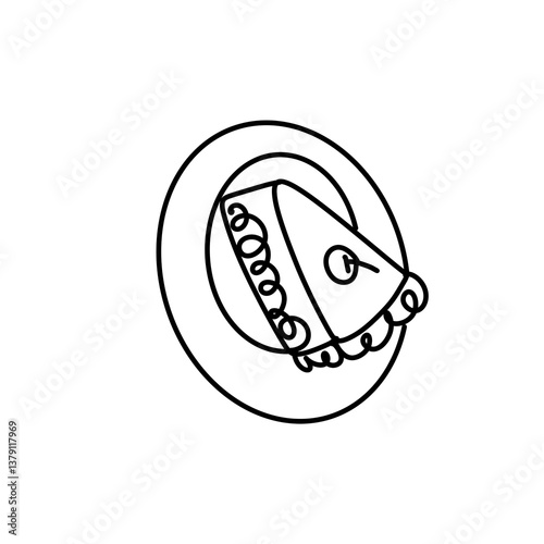 Wedding Line Art Pack wedding cake 