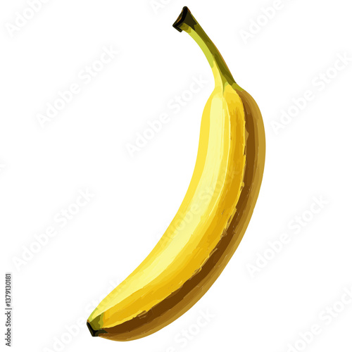 banana isolated on white background