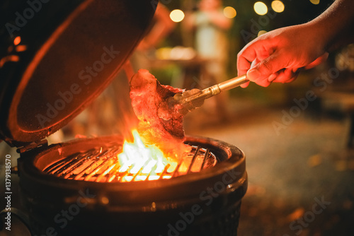 Summer BBQ Party, Grilling ...