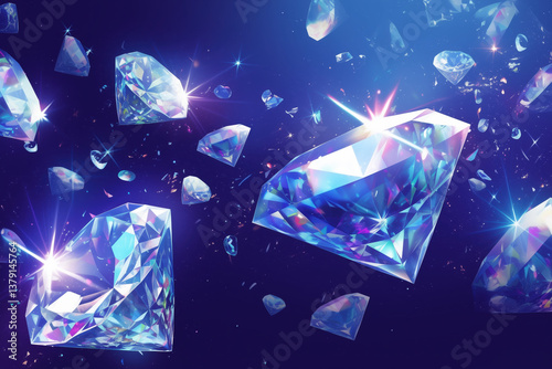 Sparkling diamonds