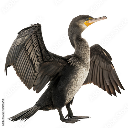 cormorant png, transparent background