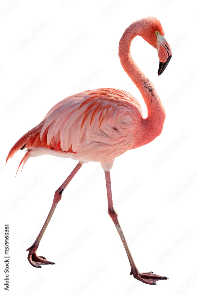 Obraz premium flamingo png, transparent background