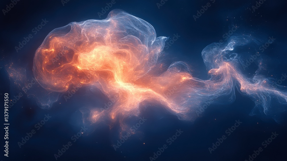 Fototapeta premium Cosmic Nebula Formation