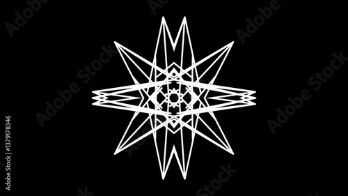 Motion background with animated black lines (1920x1080 30fps 49s).