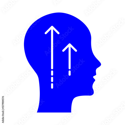 Emotional Intelligence – Head with Thoughtful Expression Representing Self-Awareness