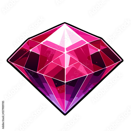 Garnet Crystal Cut