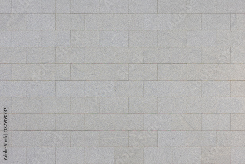 Classic vintage white grey granite background, Abstract geometric brick blocks pattern texture, Outdoor building block wall, Can be used as background for display or montage your products.
