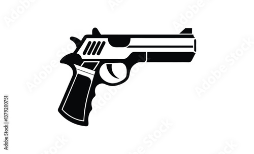 illustration of a gun silhouette