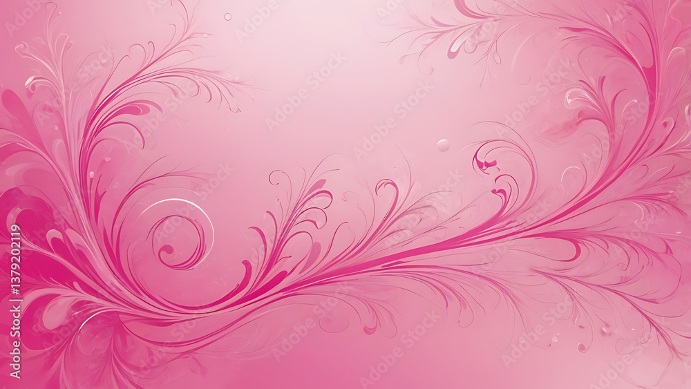 Abstract fractal flowers on a pink illustration, pattern botanical flower graphic floral texture summer modern vintage background red plant design. ai Abstract fractal flowers on a pink illustration, pattern botanical flower graphic floral texture summer modern vintage background red plant design. ai