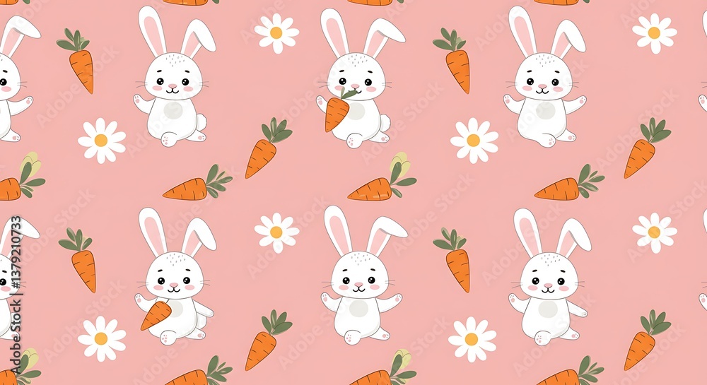 Bunny Bloom: Pastel Delight AI Generated Bunny Bloom: Pastel Delight AI Generated