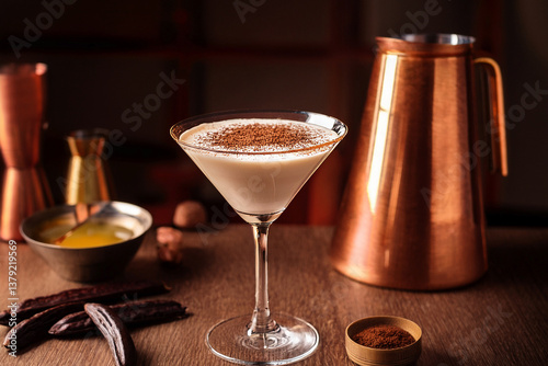 Algarrobina con Pisco y Canela