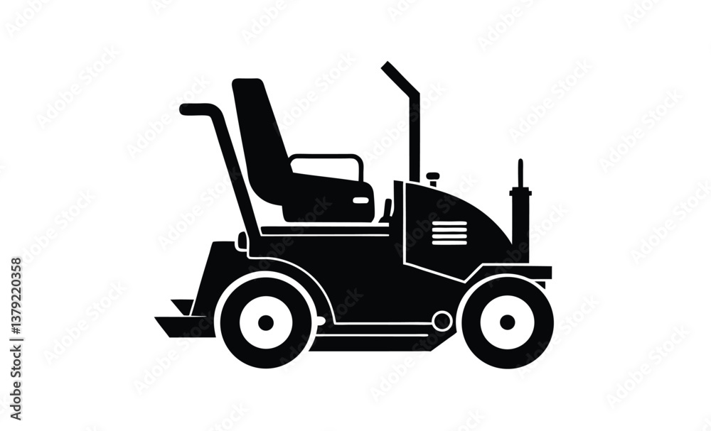 Zero Turn Lawn Mower silhouette