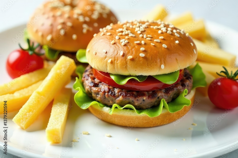 Close-up shot of various junk food items on a white surface , salty, soda bottle, crispy Close-up shot of various junk food items on a white surface , salty, soda bottle, crispy