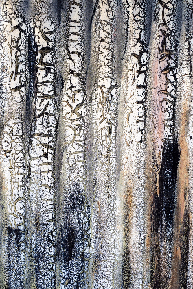 Fototapeta premium Geometryczny cień na białej ścianie gra światła i prostoty w architekturze