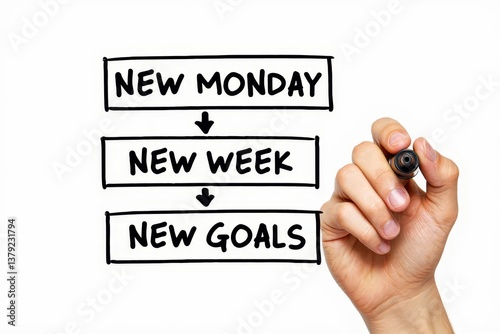 New Monday New Week New Goals.