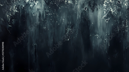 Subtly textured blackboard surface with faint remnants of erased chalk. Faint Remnants. Illustration