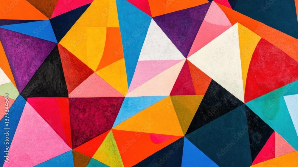 Vibrant Abstract Geometric Art: A Symphony of Colors and Shapes Vibrant Abstract Geometric Art: A Symphony of Colors and Shapes