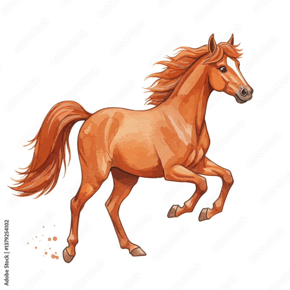 Rearing Horse – Dynamic Vector Illustration Rearing Horse – Dynamic Vector Illustration
