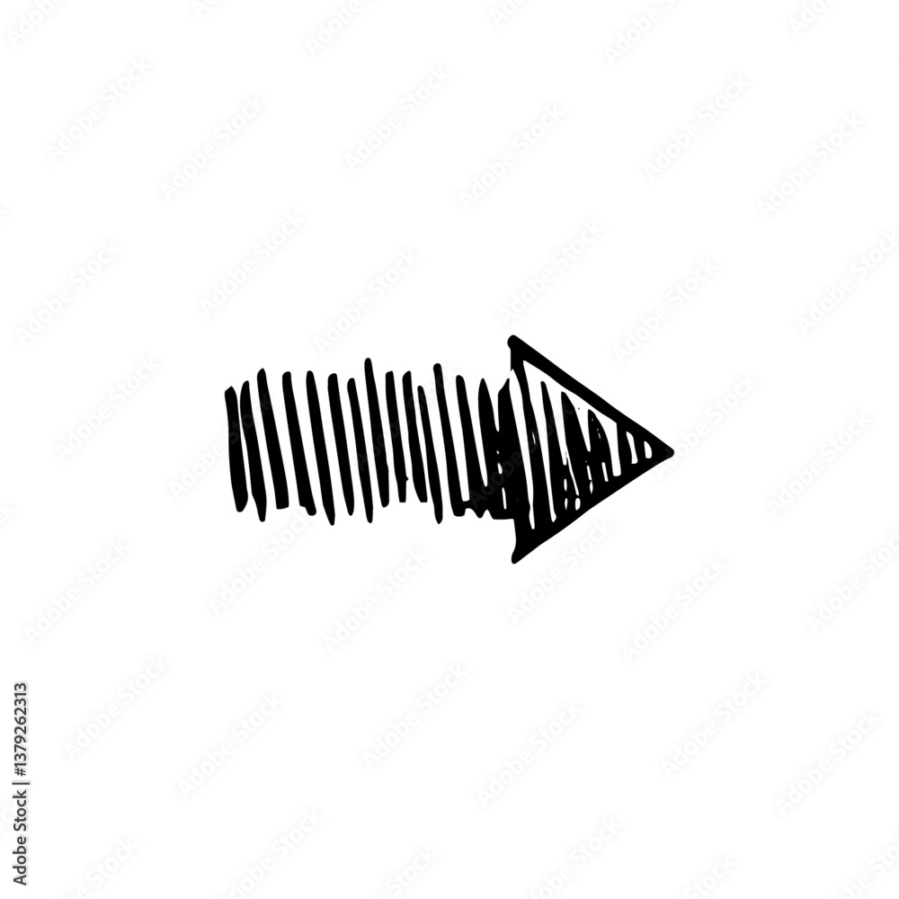 Hand drawn arrow vector icons Hand drawn arrow vector icons