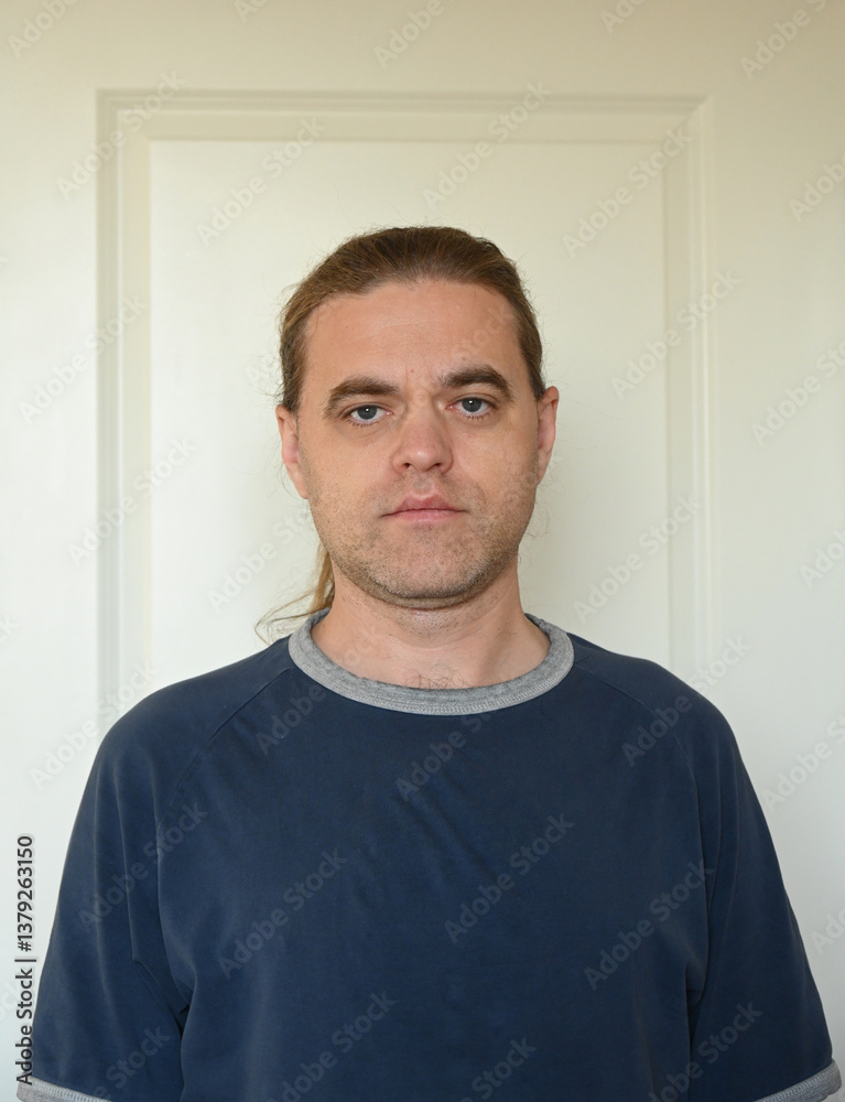 portrait of a man on a white background portrait of a man on a white background