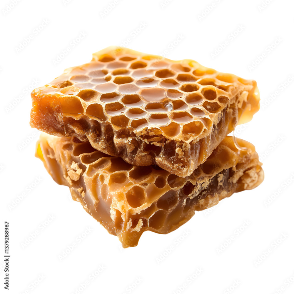 Honeycomb Toffee Bars Isolated on Transparent Background Honeycomb Toffee Bars Isolated on Transparent Background
