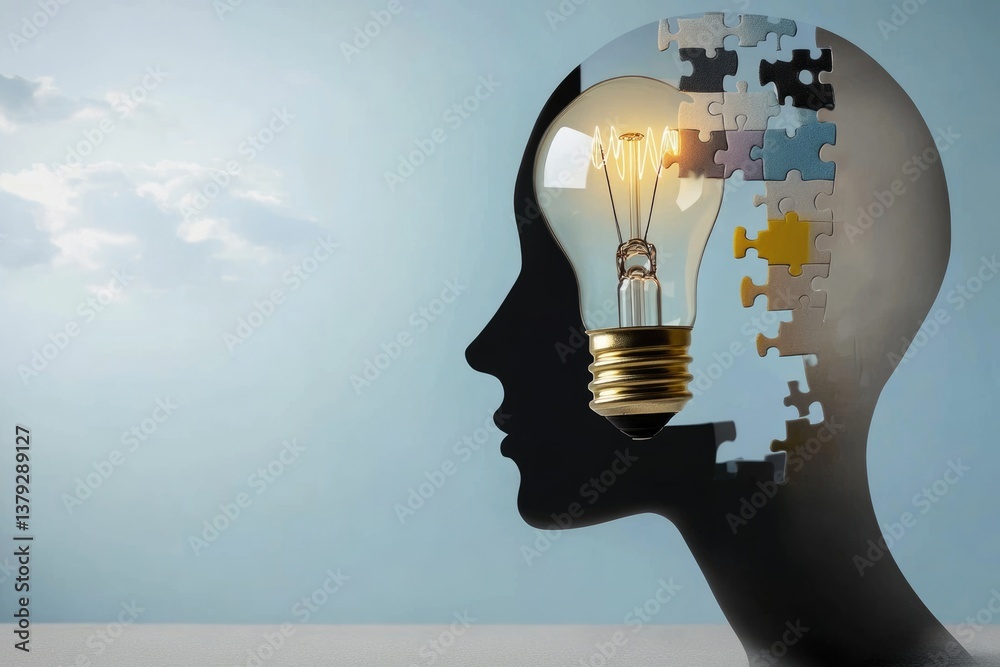 On World Intellectual Property Day, a creative concept is illustrated, showcasing the fusion of a light bulb and puzzle pieces symbolizing innovative ideas and the essence of intellectual property