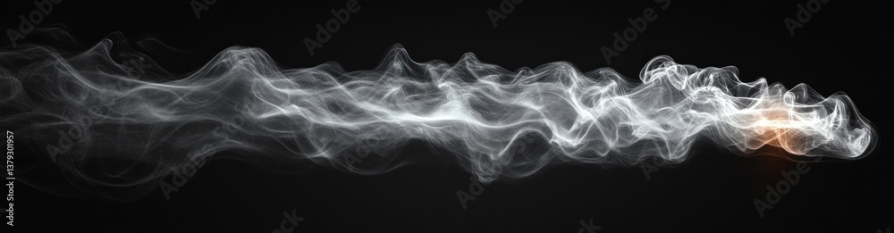 White Smoke Dispersing Fog on Black Background Abstract Effect Texture Flow Movement White Smoke Dispersing Fog on Black Background Abstract Effect Texture Flow Movement