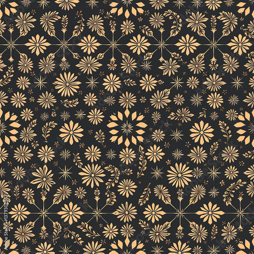 Creative seamless pattern background design 
