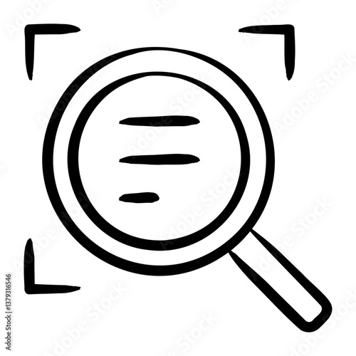 Optical Character Recognition Icon