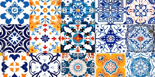 Colorful Decorative Tiles Pattern Collection tile pattern