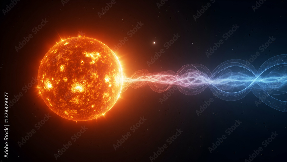 Obraz premium Advanced Heliophysics Research: Capturing Solar Phenomena & Magnetic Field Dynamics through Innovative Space Observations & Instrumentation for Academic Visualizations