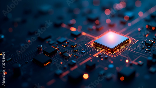 Wallpaper Mural High-Definition Visuals of Semiconductor Industry Trade War Impact: Supply Chain Realignments, Innovation, and Regulatory Adaptations for Business Presentations Torontodigital.ca