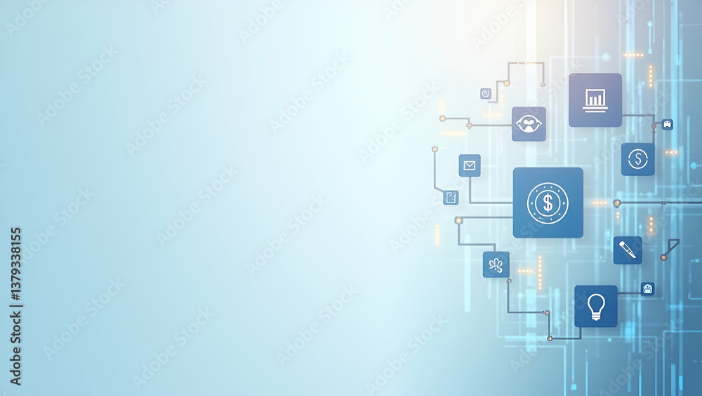 Minimalist Digital Finance Wallpaper: Seamless Transactions & Secure Integration with Sleek Icons in Abundant Negative Space - Perfect for Stock Photo Use Minimalist Digital Finance Wallpaper: Seamless Transactions & Secure Integration with Sleek Icons in Abundant Negative Space - Perfect for Stock Photo Use