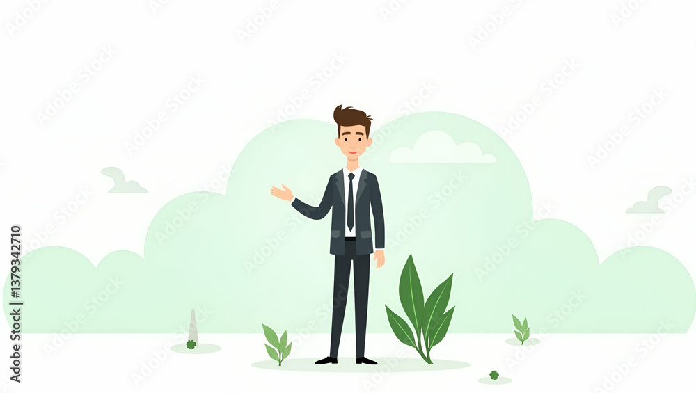 Flat Elegant Visuals of Green Banking: Eco-Friendly Financial Products, Sustainable Credit Practices & Innovative Capital Solutions for Market Growth Flat Elegant Visuals of Green Banking: Eco-Friendly Financial Products, Sustainable Credit Practices & Innovative Capital Solutions for Market Growth