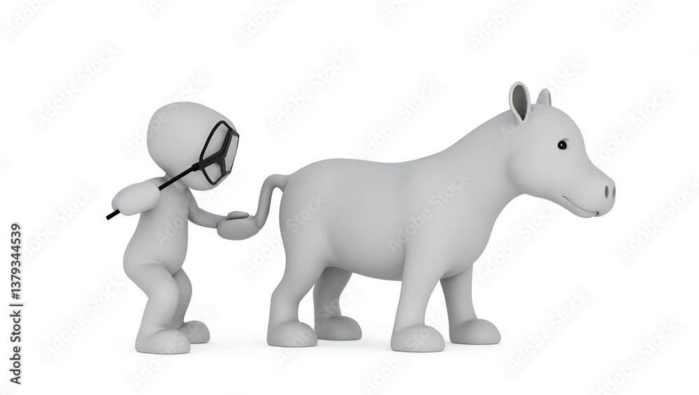 3D Icon: Investigating Ethical Corporate Bonds for Sustainable Business Practices, Transparent Governance, and Social Responsibility in Global Markets - Stock Imagery 3D Icon: Investigating Ethical Corporate Bonds for Sustainable Business Practices, Transparent Governance, and Social Responsibility in Global Markets - Stock Imagery