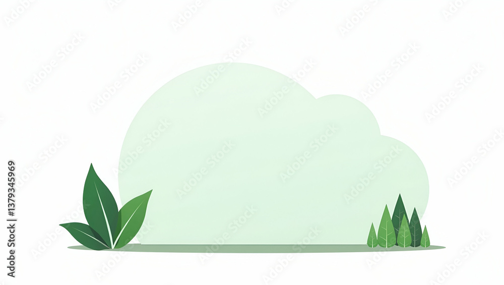 Obraz premium Explore our flat high-resolution finance scene showcasing green economy bonds, emphasizing eco-conscious funding and sustainable investment confidence.