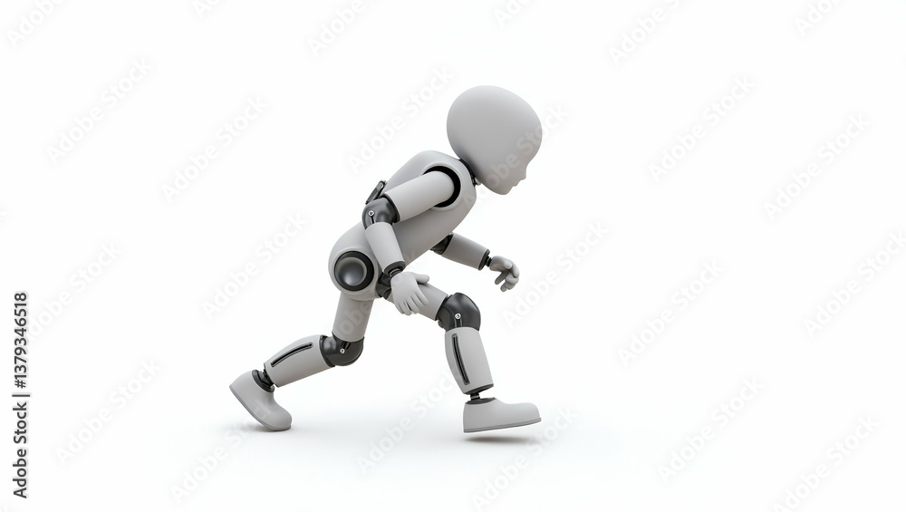 Explore 3D innovative exoskeleton robotics technology for human augmentation, featuring advanced biomechatronics and adaptive design in stunning visuals.