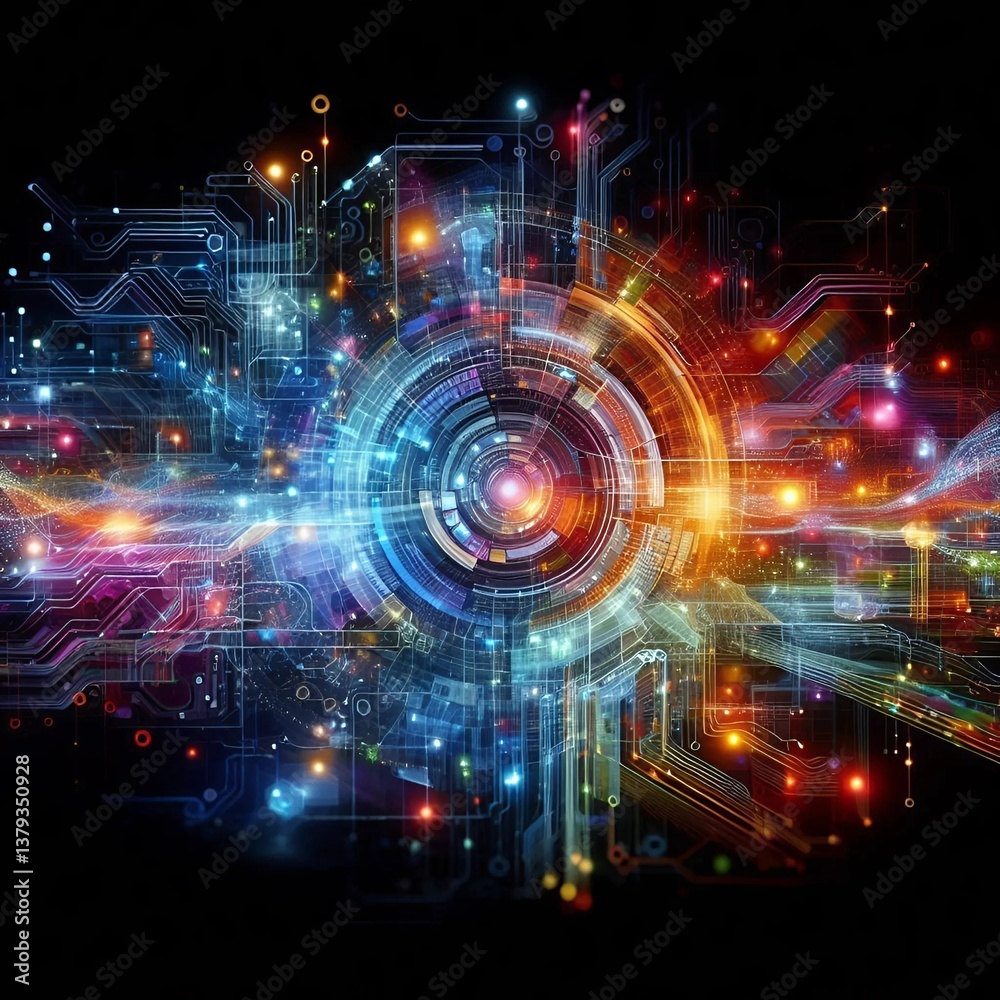 Obraz premium Advancing AI and IoT Integration: Revolutionizing Smart Technologies for Future Innovation 