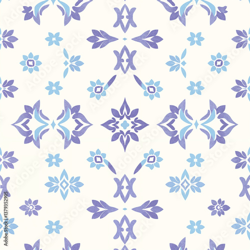 snowflakes on blue background