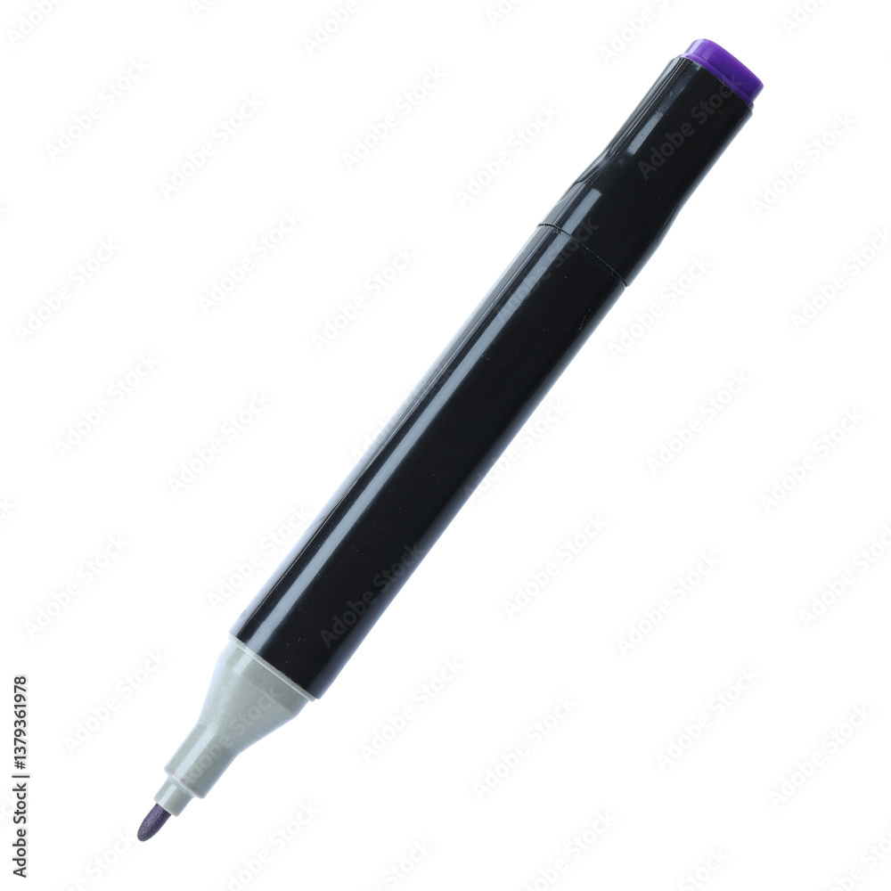 One double sided marker isolated on white One double sided marker isolated on white