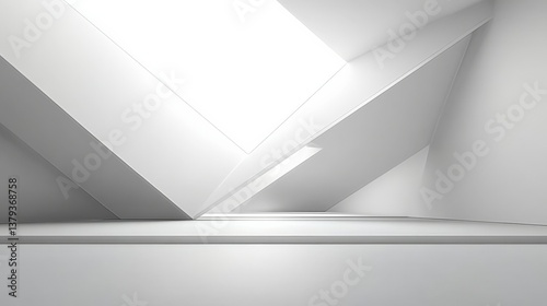 Modern Minimalist Architectural Interior photo