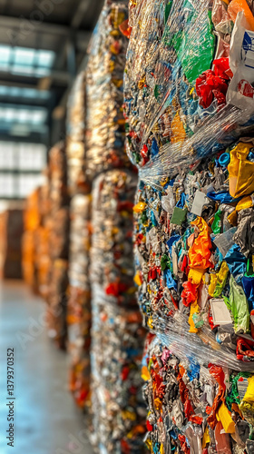 Recycled Plastic Material Bales