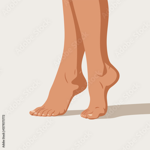 a person ' s feet with a white background
