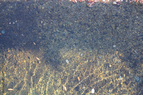 Gentle wave image of the clear water of Daecheongcheon
