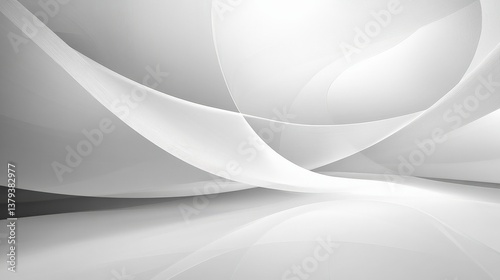 Abstract White Architectural Design
