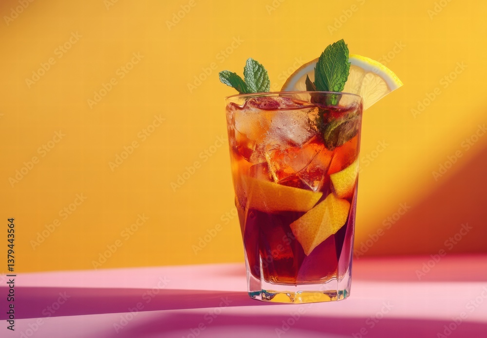Refreshing Iced Tea with Citrus and Mint Refreshing Iced Tea with Citrus and Mint